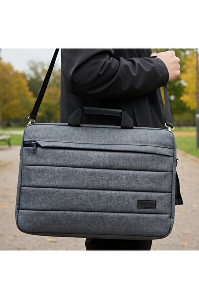 Exception 17 Inç Laptop Çantası, Notebook Çantası, Evrak Çantası, Su Geçirmez Kumaş