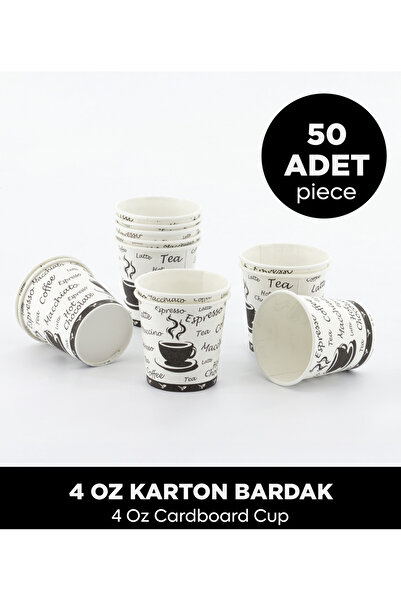 Sepet Doldur 4 Oz Karton Bardak - 50 Adet