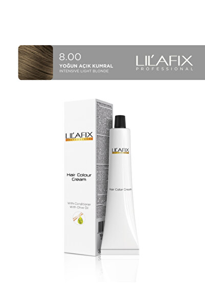 Lilafix Tüp Saç Boyası 60 ml 8.00 Yoğun Açık Kumral