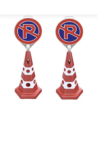 Genel Markalar Park Yapılmaz Dubası kırmızı Renk Trafik Ağırlıklı Marka - 2 Adet