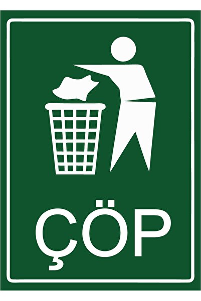 ZiPrinter Garbage Isg Warning Sign Pvc A3 30X42 cm