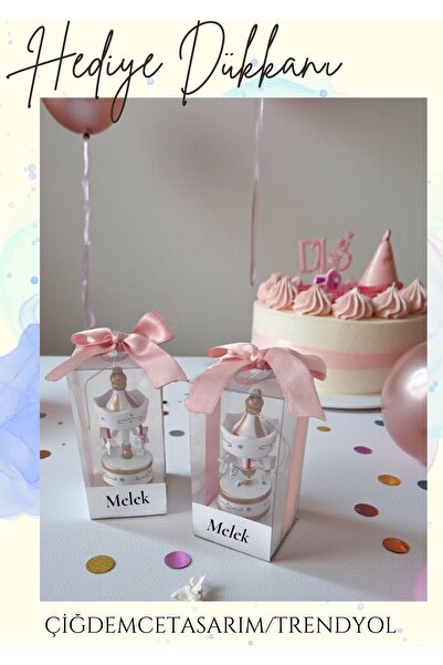 çiğdemcetasarım 15 Adet İsme ÖZEL kurdeleli kutulu atlı karınca