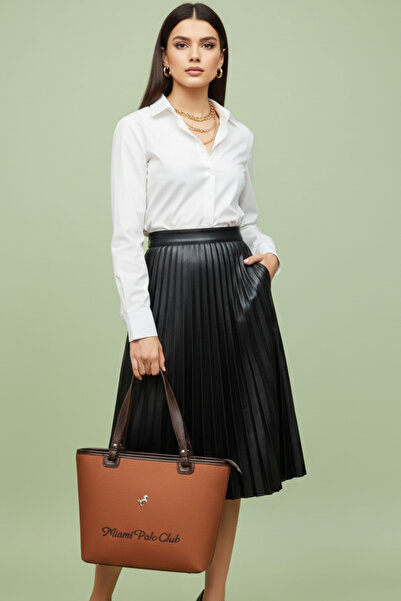 Çanta Trend حقيبة يد نسائية كبيرة الحجم من ميامي بولو كلوب تابا