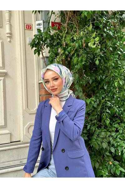 İpekhan بيرا وشاح ناعم كريمي وردي 1148-11