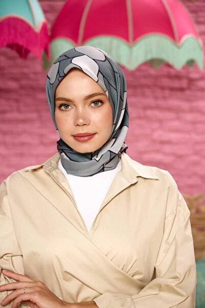 İpekhan Marrakech Koleksiyon Soft Eşarp Gri 1198-15