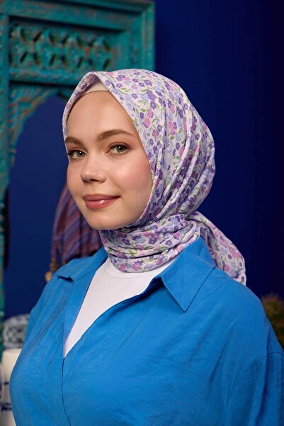 İpekhan Marrakech Koleksiyon Soft Eşarp Pudra Lila 1193-21