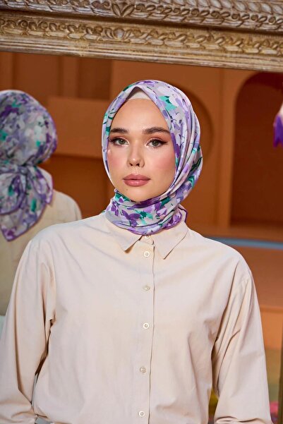 İpekhan مجموعة مراكش وشاح ناعم بنفسجي بنفسجي 1200-14