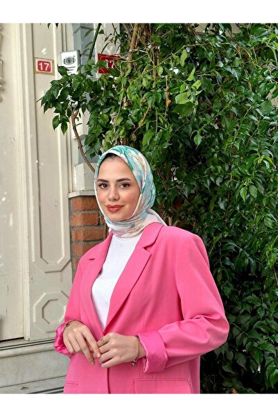 İpekhan Pera Soft Eşarp Pembe Sarı 1148-19