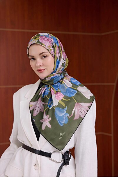 İpekhan Pera Soft Eşarp Avcı Yeşili 1148-02