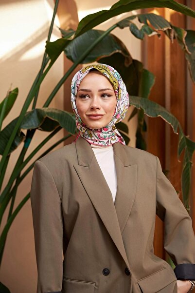 İpekhan كولورداي ميلودي وشاح ناعم وردي 1153-01