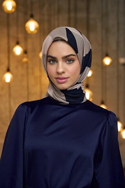 İpekhan Yaz Işıltısı Koleksiyonu Soft Eşarp Siyah Krem 1186-13