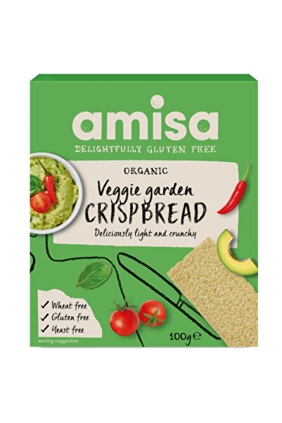 Amisa Pâine crocantă (painici) de grădină de legume fără gluten bio 100g