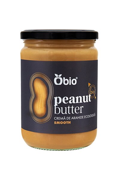 Noi Crema de arahide smooth bio, 500g - Obio