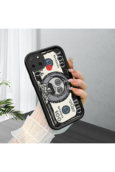 ucuc حافظة هاتف ممتصة للصدمات بنمط ممتع من السيليكون الأسود المتوافق مع هاتف ...