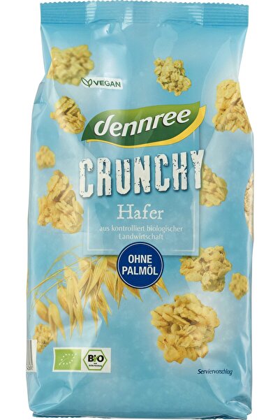 Dennree Cereale crunchy cu ovaz bio 750g,