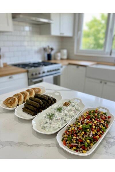 Berina home Porselen Sunum Tabağı - A Kalite - Duurzaam Hakiki Porselen - Tav...