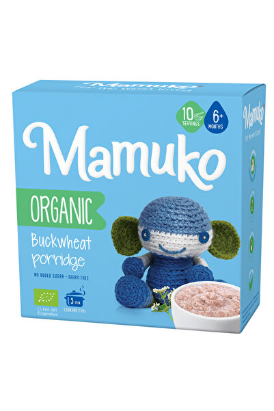 Mamuko Porridge din hrisca bio, 6+ luni, 200g