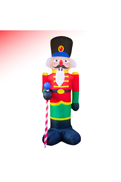 duoguo Spargator de nuci gonflabil, decoratiune gonflabila, Lumini LED, venti...