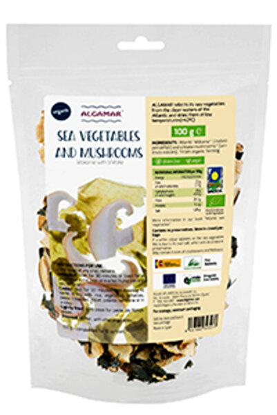 Algamar Alge marine cu ciuperci shiitake bio 100g