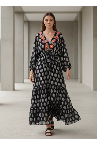 Rabiossa KADIN İTHAL UZUN ELBİSE