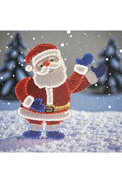 Tarrington House Christmas decoration animated Santa Claus, luminous, 378 LEDs, multicolor