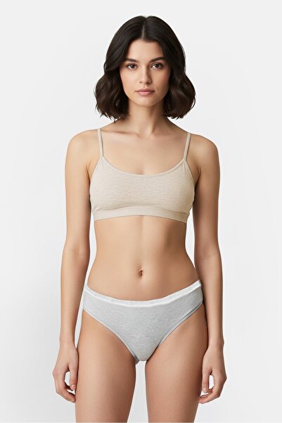 Rocawear Women 3 Pieces Brand Logo Cut Briefs, Multicolor