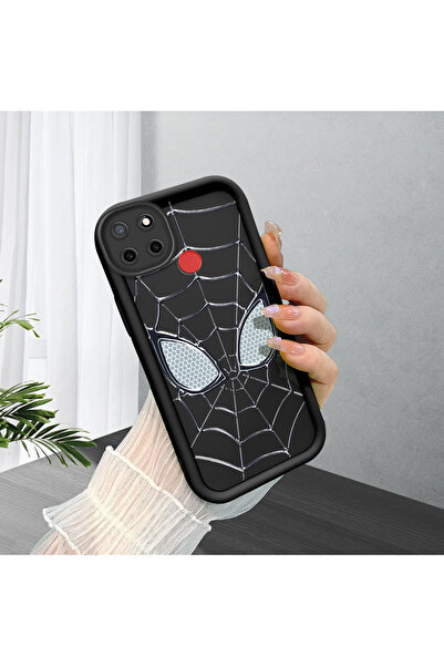 ucuc حافظة هاتف ممتصة للصدمات بنمط ممتع من السيليكون الأسود المتوافق مع هاتف ...