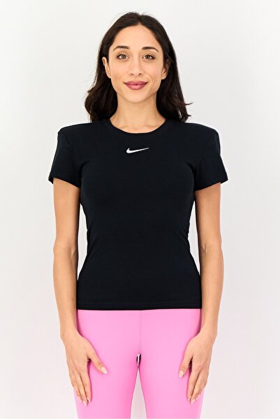 Nike Women Sportswear Fit Short Sleeve Training T-shirt, Black