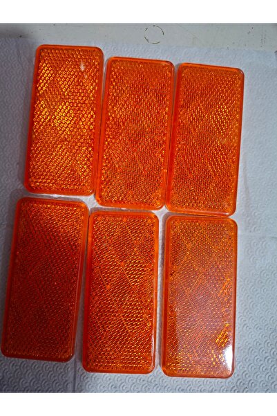 Akyol Reflektor 6 adet baklava desenlı sarı