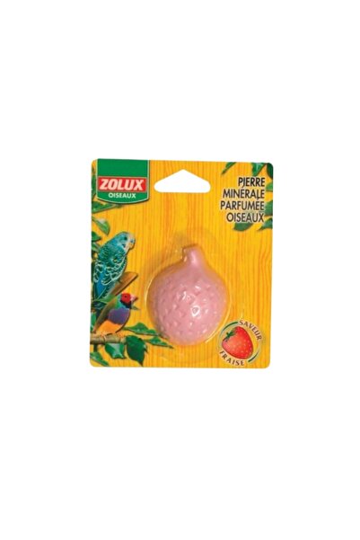 Zolux زولكس حجر المعادن للطيور بنكهة الفراولة