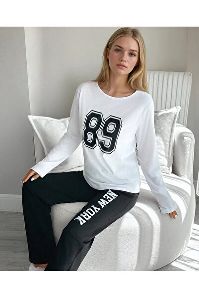 CARLA MARA Newyork 89 Printed Single Jersey Pajama Set