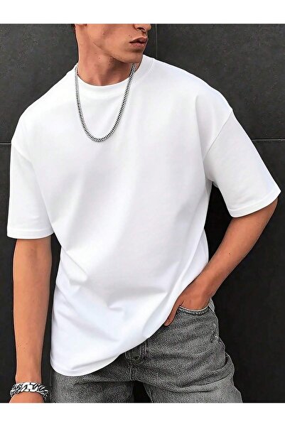 rocassi Eekek Oversize Bisiklet Yaka T-shirt