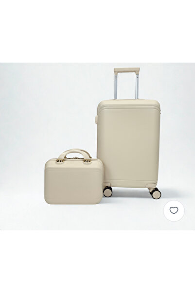 Red Sea Bridal trousseau travel bag set, 5 pieces, beige color