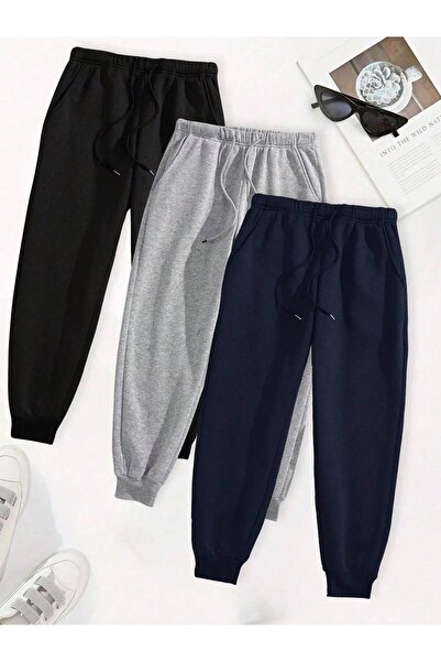 rocassi 3-Piece Plus Size Sweatpants