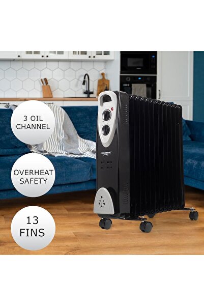 Hausberg Electric heater HB-8913NG, 2500 W,