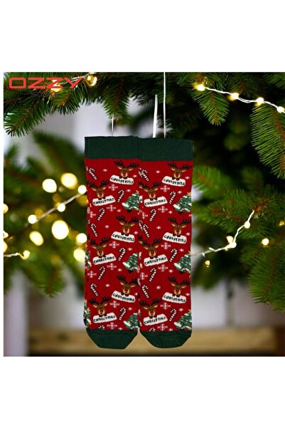 Ozzy Socks Unisex Yılbaşı Çorap 3 Çift
