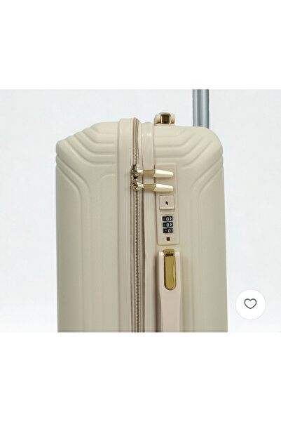 Red Sea Bridal trousseau travel bag set, 5 pieces, beige color