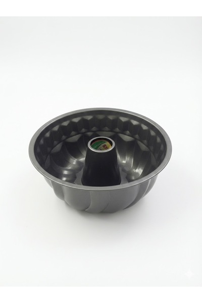 OEM Baking dish, round with hole, non-stick coating, gray