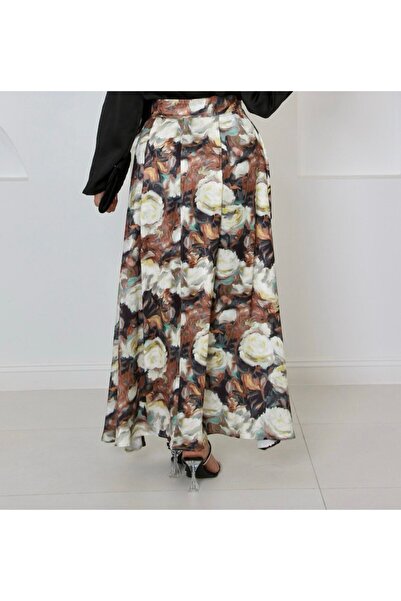 SELSAL Floral print maxi skirt