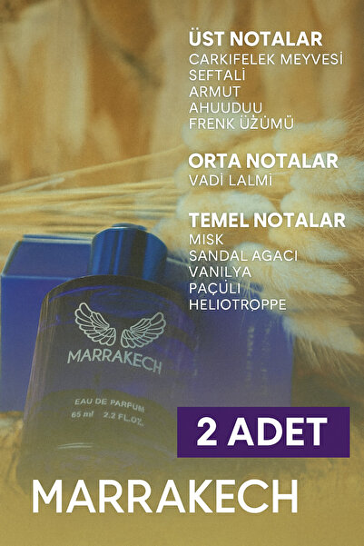 marrachech 2 ADET Kirke Parfüm 65 Ml Koku ailesi: Meyveli, şekerli %20 ESANS ...