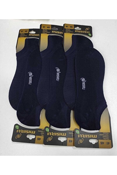 VINIA Erkek 6 ' Lı Bambu Koku Yapmaz Yazlık Babet Sneakers Çorap