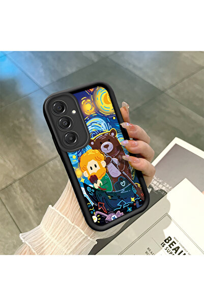 ucuc جراب هاتف سامسونج جالاكسي A16 متوافق مع نمط ليلة النجوم لفان جوخ، مصنوع ...