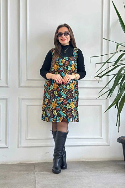 My-o Square Neck Salopet Jile Dress