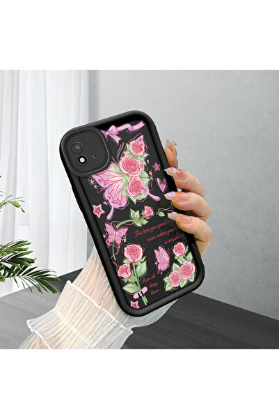 ucuc حافظة هاتف أنيقة من السيليكون الأسود المتوافق مع هاتف Realme C20A بنمط ا...