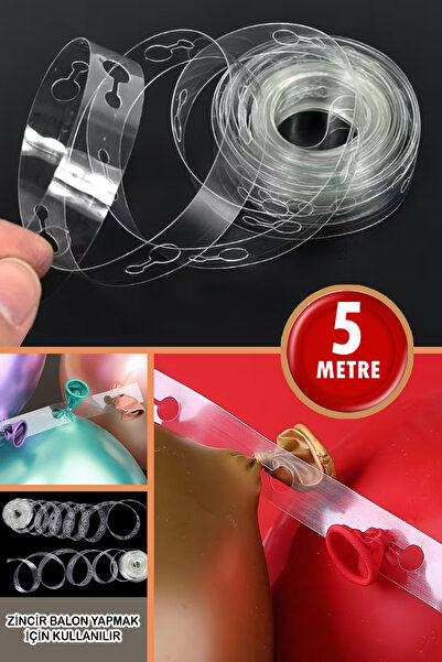karanca parti süs 5 Meter Balloon Chain Balloon Decoration Alignment Hanging ...