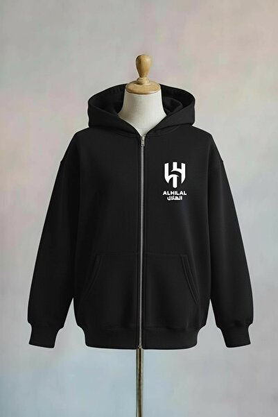 Vordevia سترة الهلال مطبوع ذات قصة فضفاضة سحابات