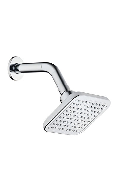 MegaVitrin Tema Twin Ankastre Duş Başlık Başlığı Krom | Duvara Montajlı Moder...