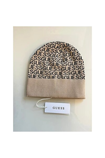 Guess Beanie Hat Bere / Caps Awu430Pol01 -Beige