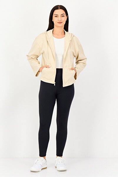 Nike Women Loose Fit Long Sleeve Outdoor Hoodie, Beige