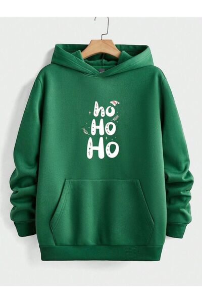 Sebesta Fashion New Season Christmas Printed 3-Ply Cotton Cap Hooded Eatshirts